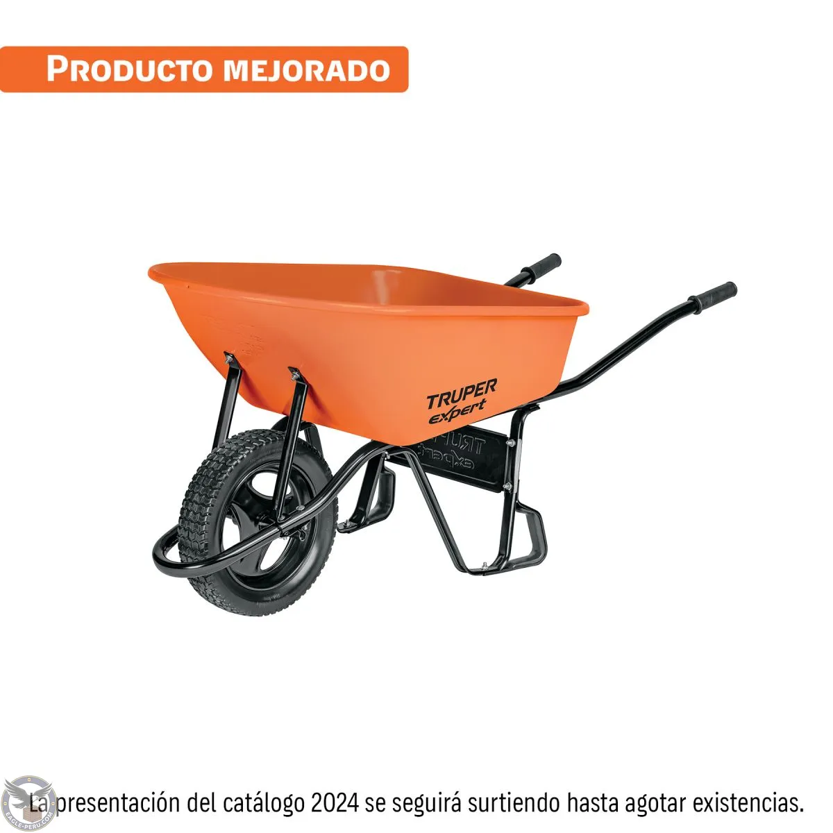 Carretilla 6 ft3 súper reforzada llanta imponchable, Expert 100417