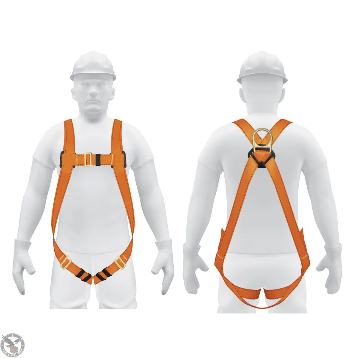 Arnés de cuerpo completo con 1 anillo, ANSI, Truper 14432
