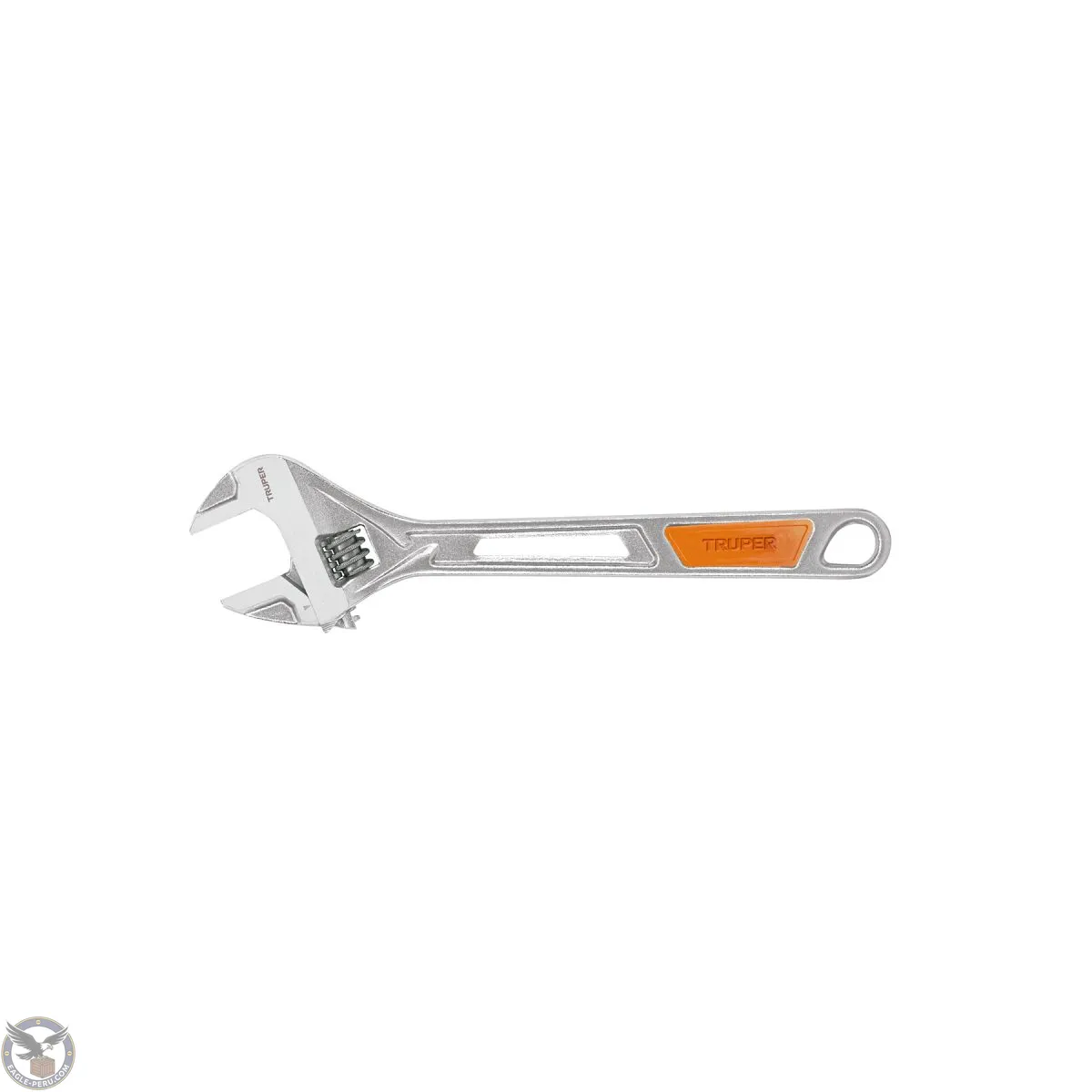 Llave francesa 12" cromada mango de PVC, Truper 15512