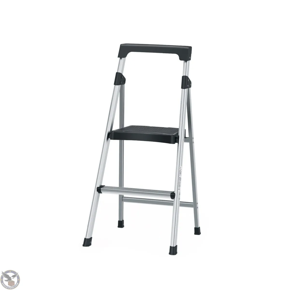 Escalera tubular plegable, 2 peldaños, aluminio, Truper 16763