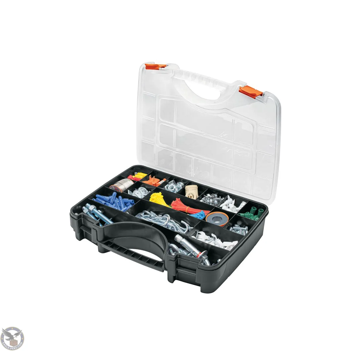 Organizador 17" reforzado con 17 compartimentos, Truper 19939