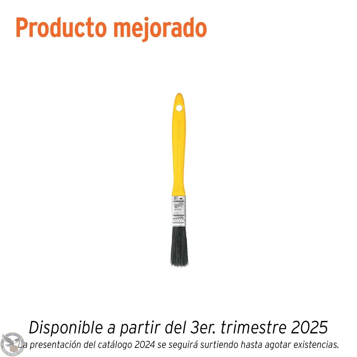 Brocha uso general de 1/2" con mango de plástico, Pretul 21532