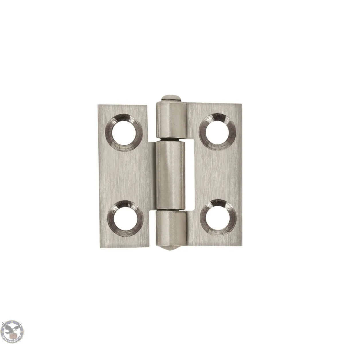 Bisagra rectangular 1" acero inox, cabeza media bola, Hermex 43199