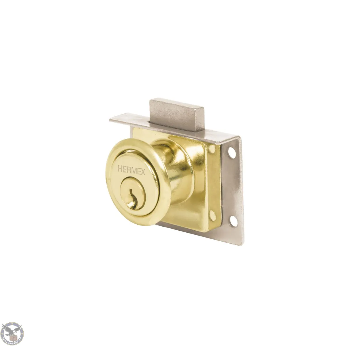 Cerradura para mueble, modelo 24, latón, Hermex 43565