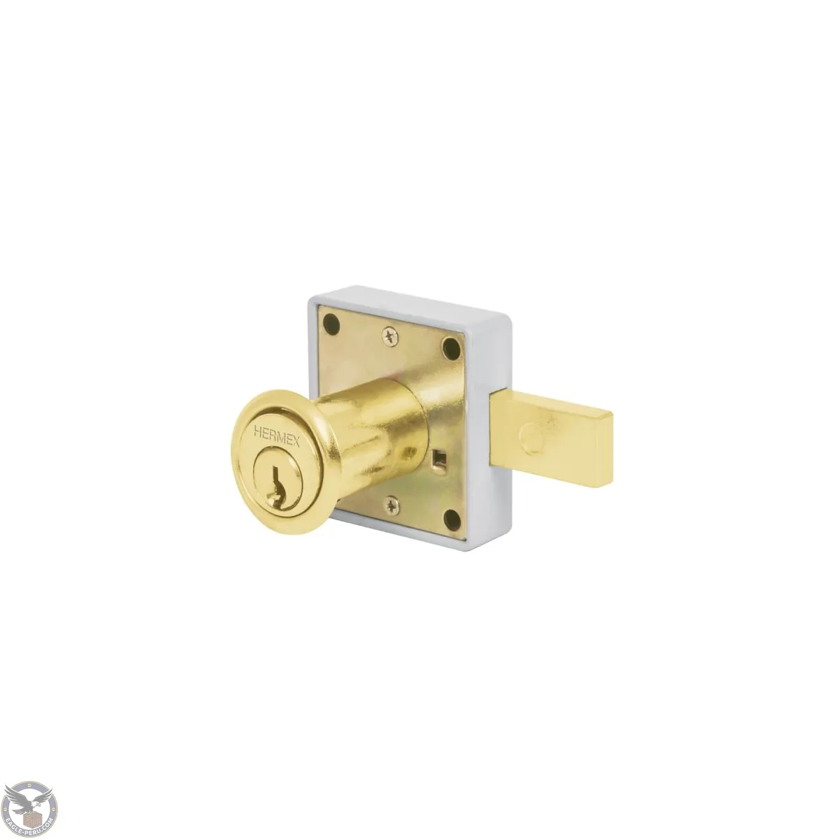Cerradura para mueble, modelo 25, latón, Hermex 43567
