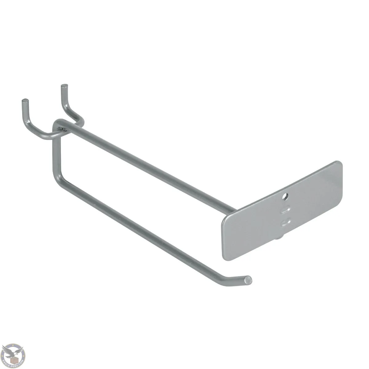 Gancho recto 6" con portaetiqueta para perfocel y panel ranurado, Truper 50153
